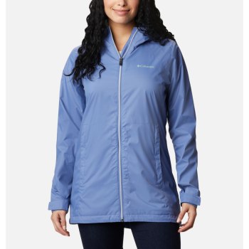 Columbia Switchback Lined Long, Chamarras Azules Para Mujer | 274369-MUJ